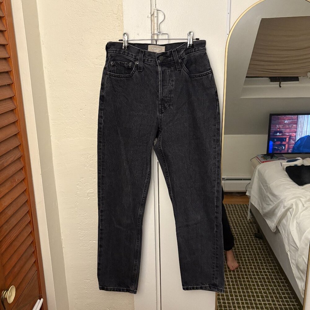 Everlane The 90s Cheeky Jean - Black, 25 Ankle
